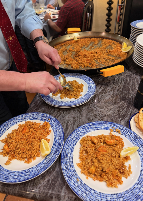 Restaurante Maluquer Quattro arroz de marisco en Valencia